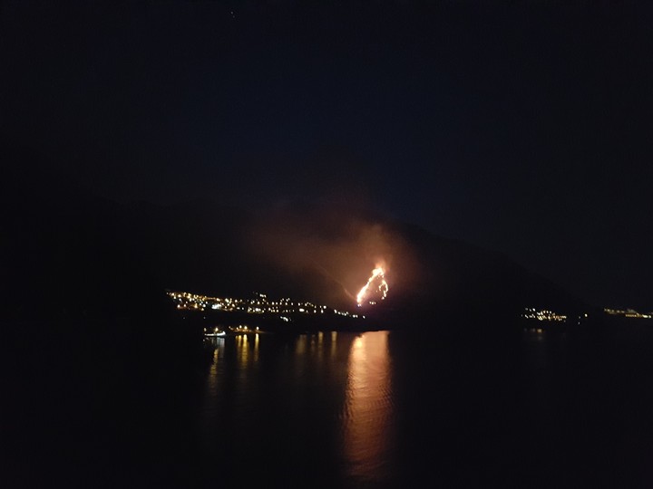 Fire in the night