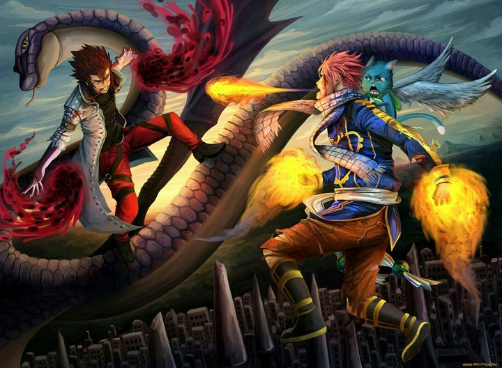 Natsu and Cobra