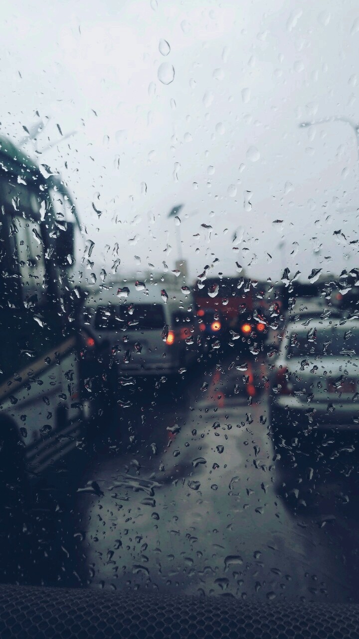 rain and traffic
