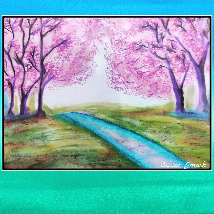 Purple trees