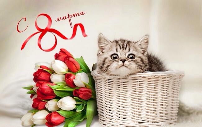 с 8 мартом