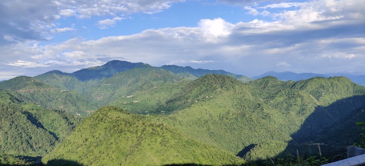 hills and sky
