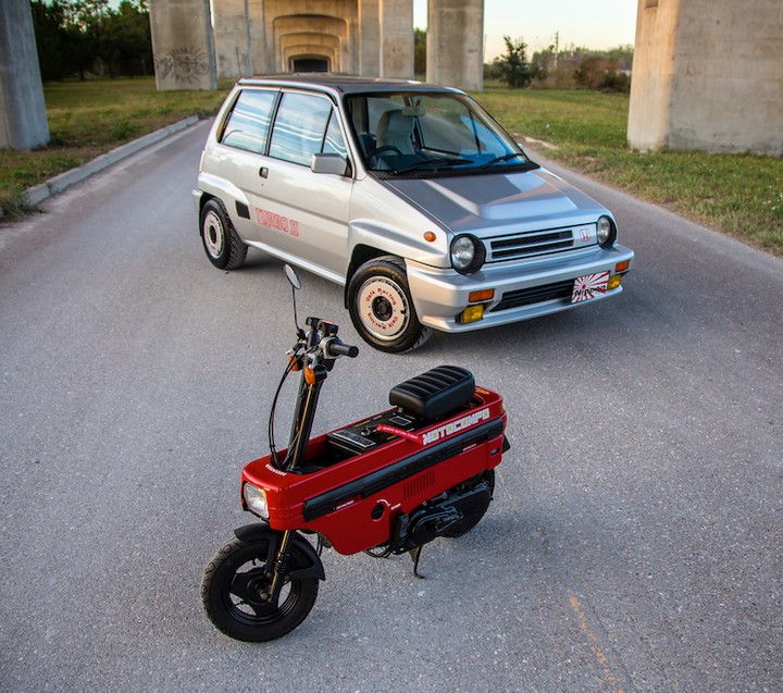 Honda City Turbo 2 and Honda Motocompo