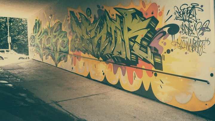 Corridor mural "Krakowska street"
