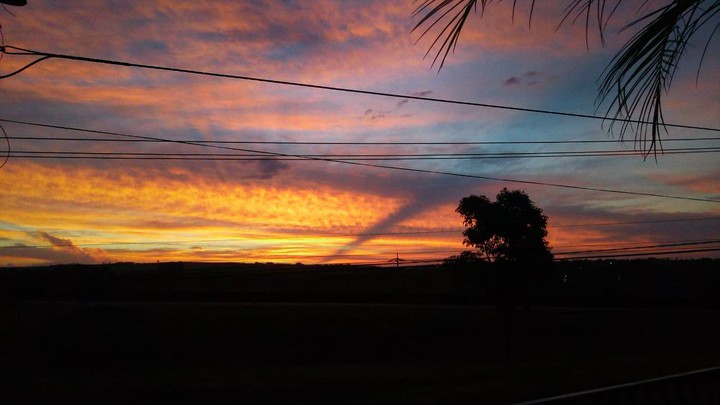 pôr do sol ?