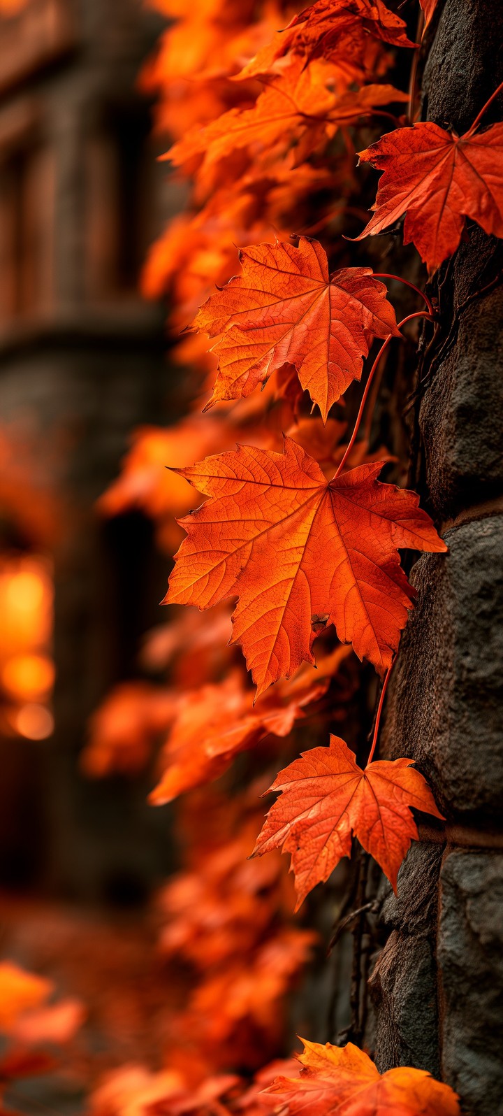 Autumn, Orange Hintergrundbilder