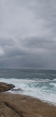 Waves in Sokcho, Gangwon-do, Korea