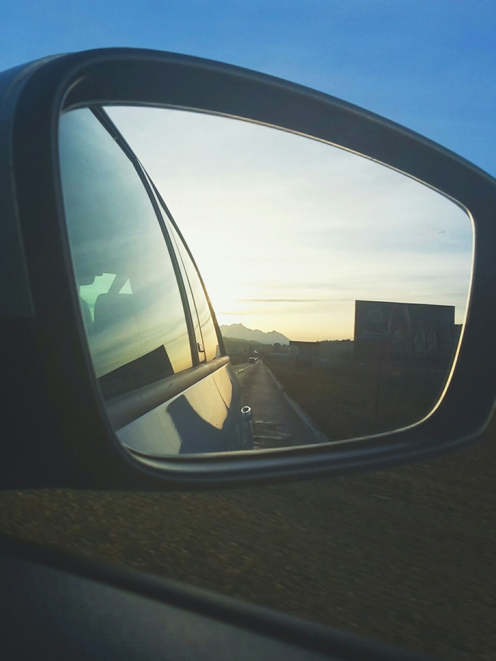 Check the mirror.