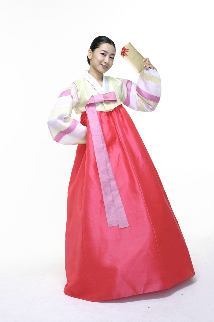 Couple in Korean Dress