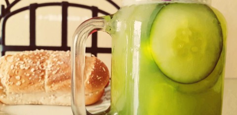 #Verde#Limonada#pepino#hierbabuena
