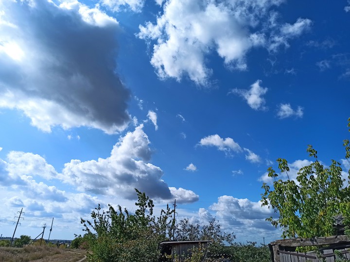 небо