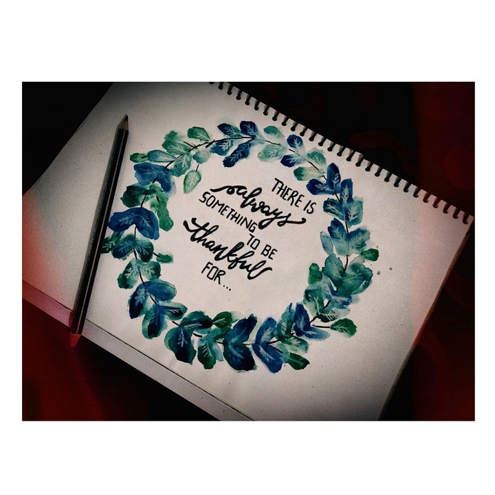 Painting and calligraphy by me.