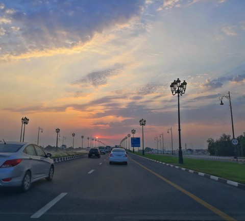 Evening Road