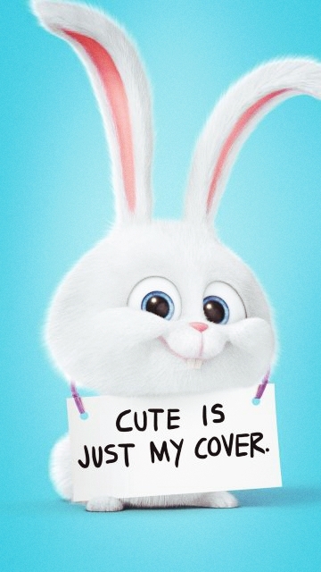 CUTE IS JUST MY COVER ?