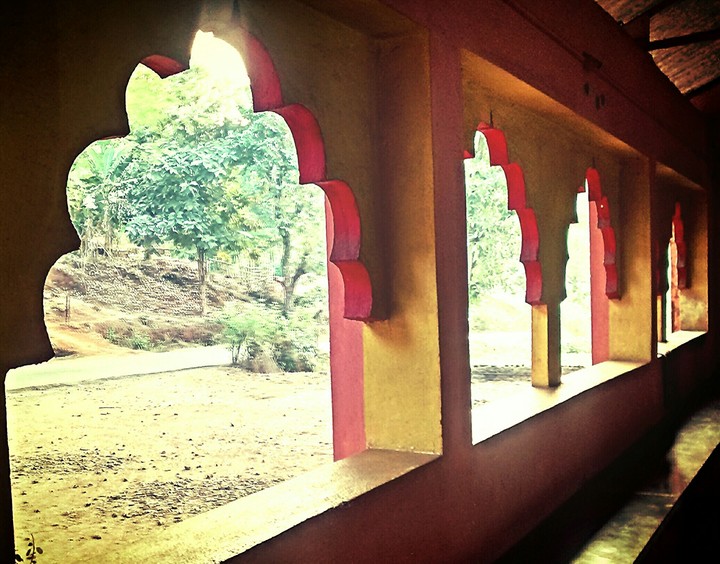Temple shade inside out.
