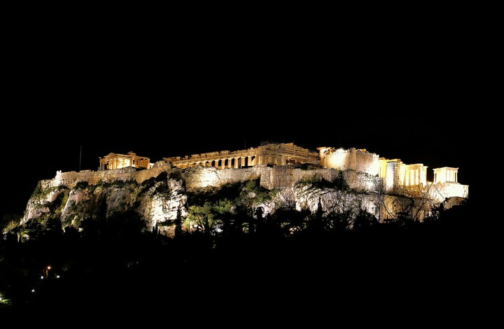 Parthenon by night!