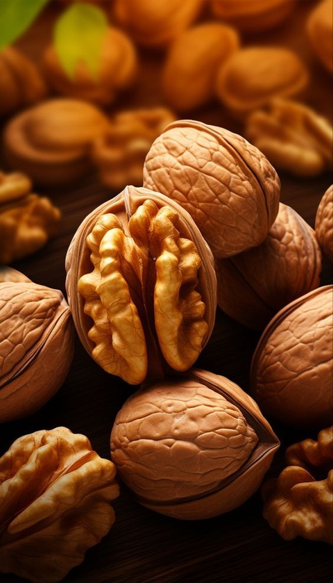 sfondi superfood, walnut
