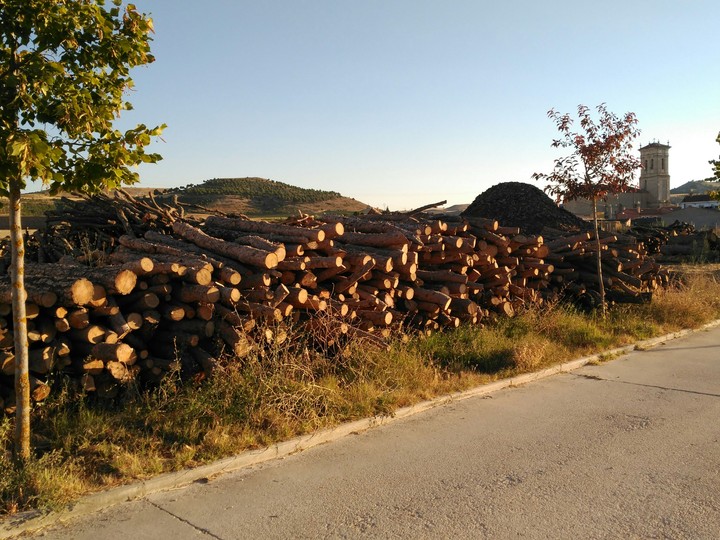 leña y paisajes de Castilla