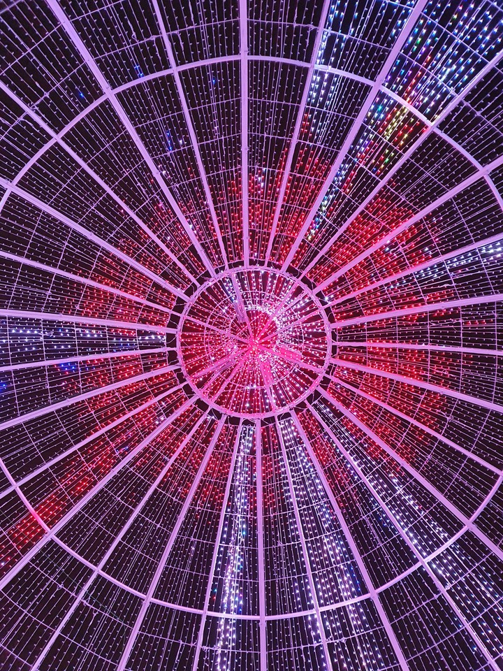 Christmas lights in Valencia