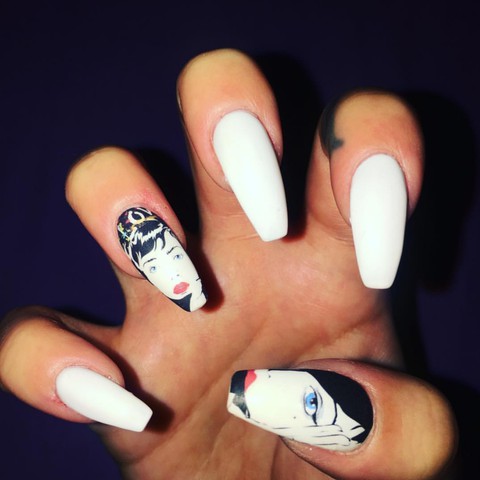 רקעים White, Gesture