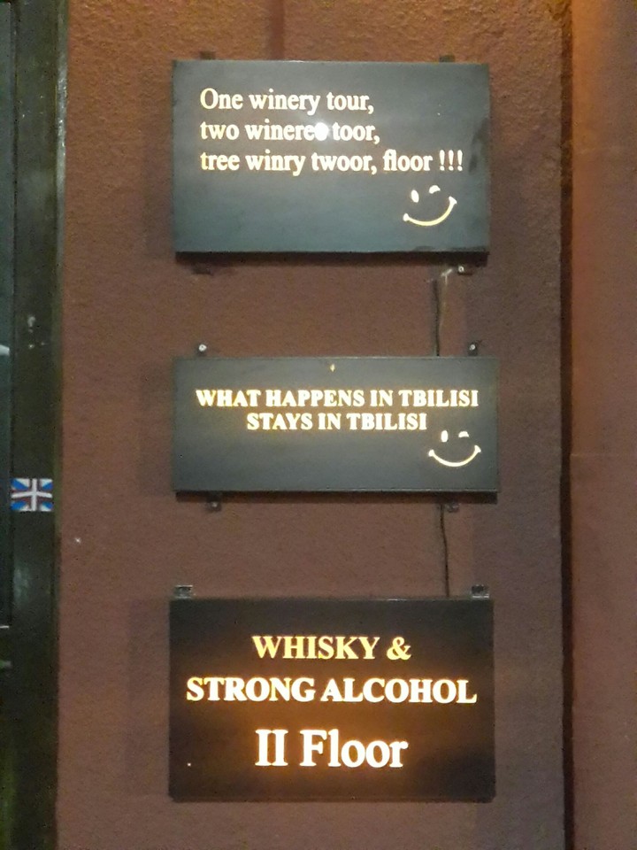 whisky home in Tbilisi , Georgia