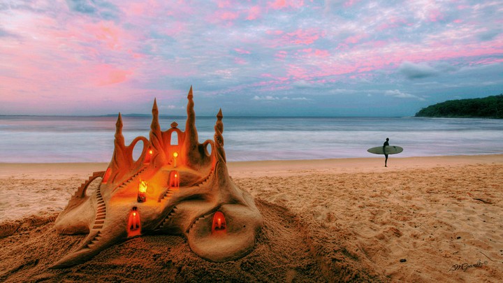 Beautiful Sand Castle.