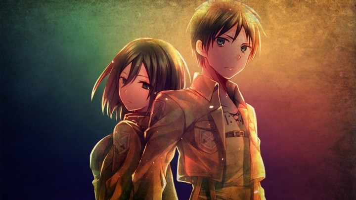 Eren and Mikasa