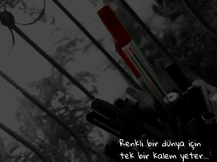 Renkli bir dünya için tek bir kalem yeter!