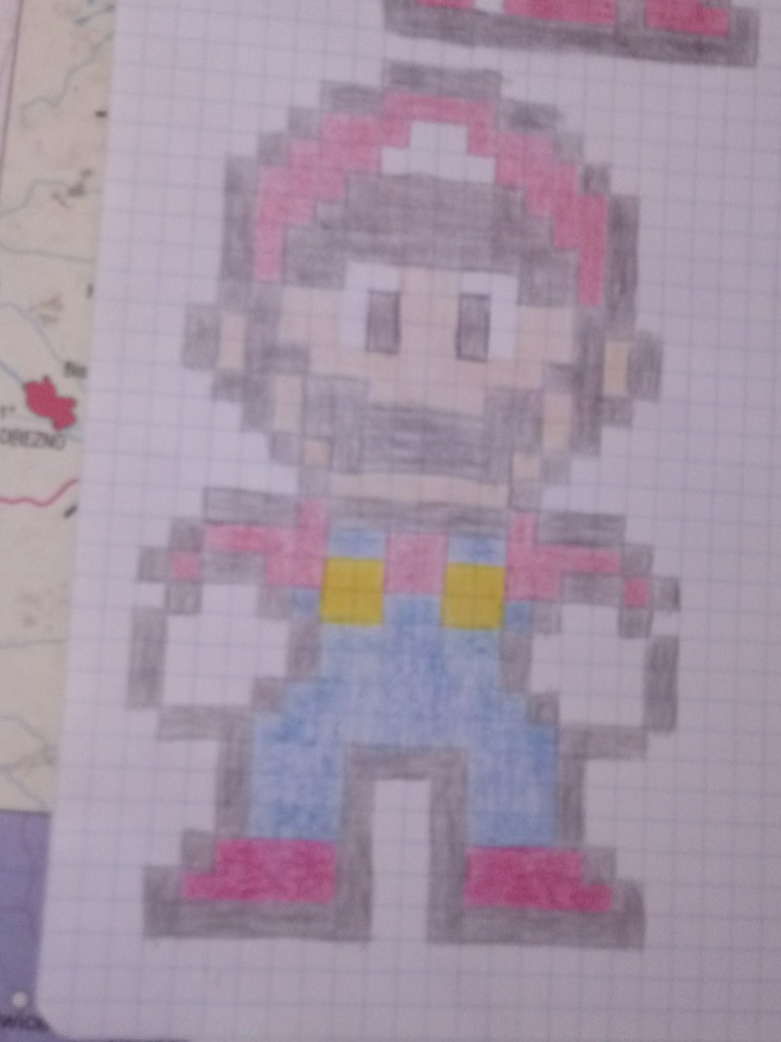 pixel mario