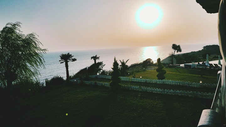 summer sunset in Samothraki