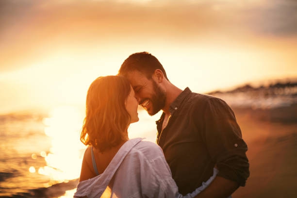 Summer romance. - stock photo