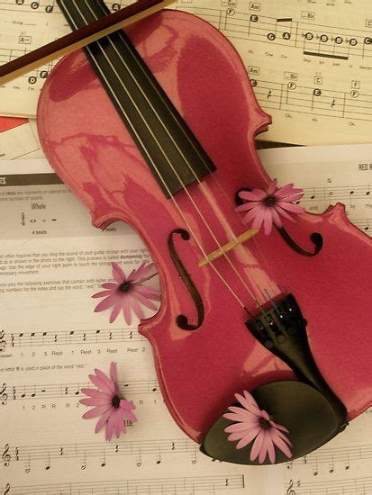 flowers violin