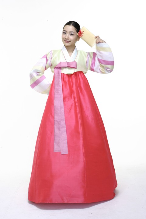 Couple in Korean Dress