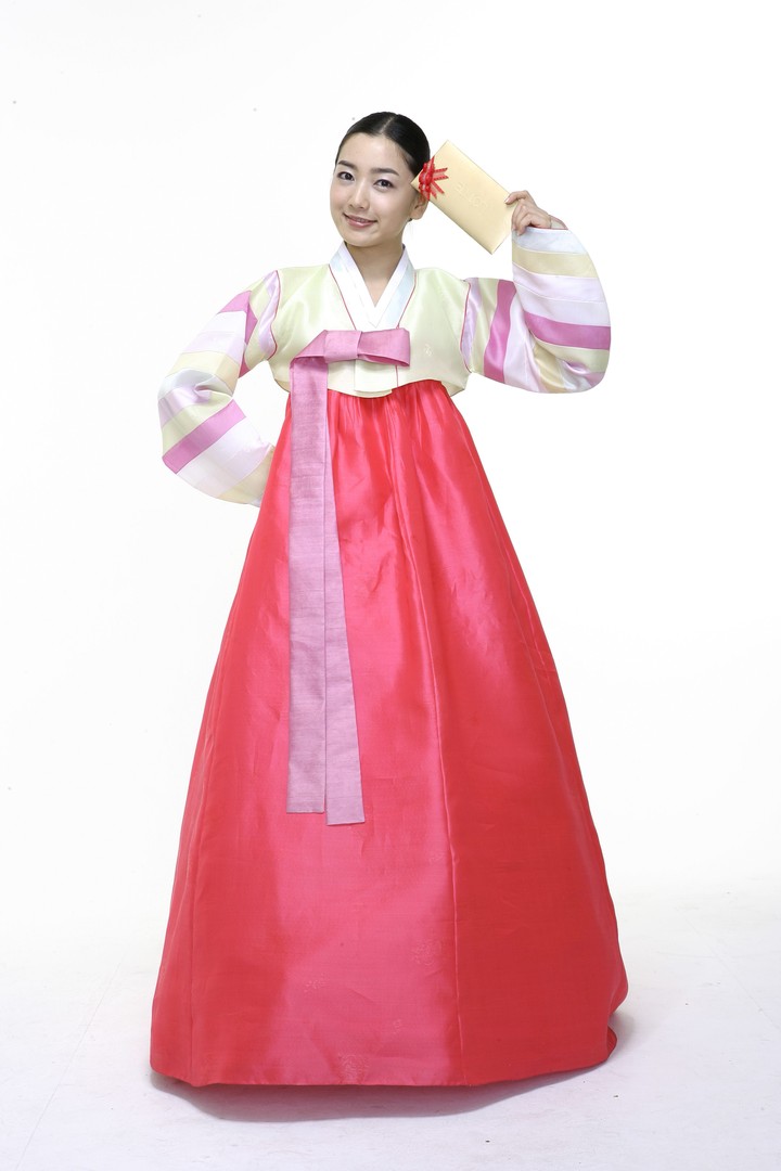 Couple in Korean Dress