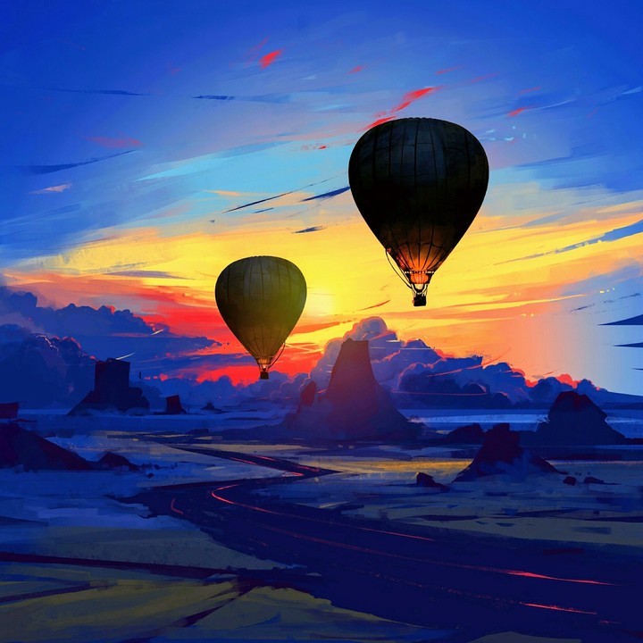 hot air balloon