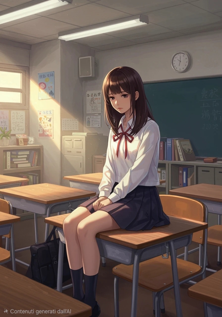 LONELY GIRL STUDENT