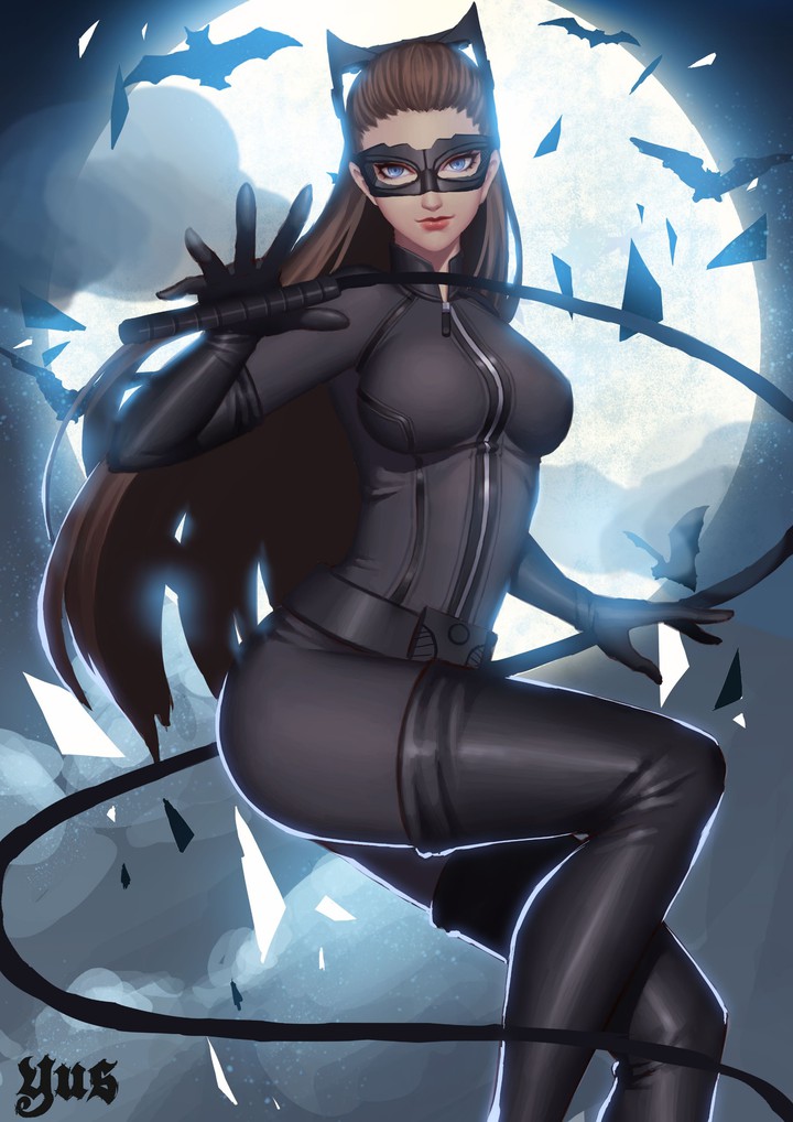 catwoman rubia