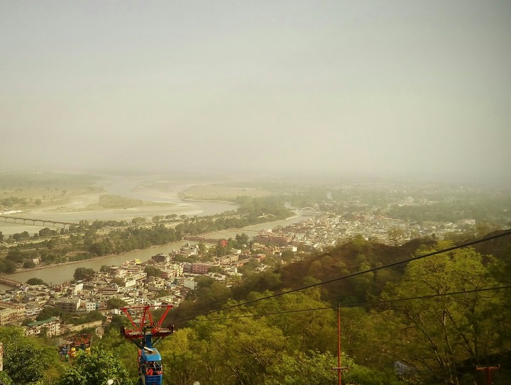 rope-way view