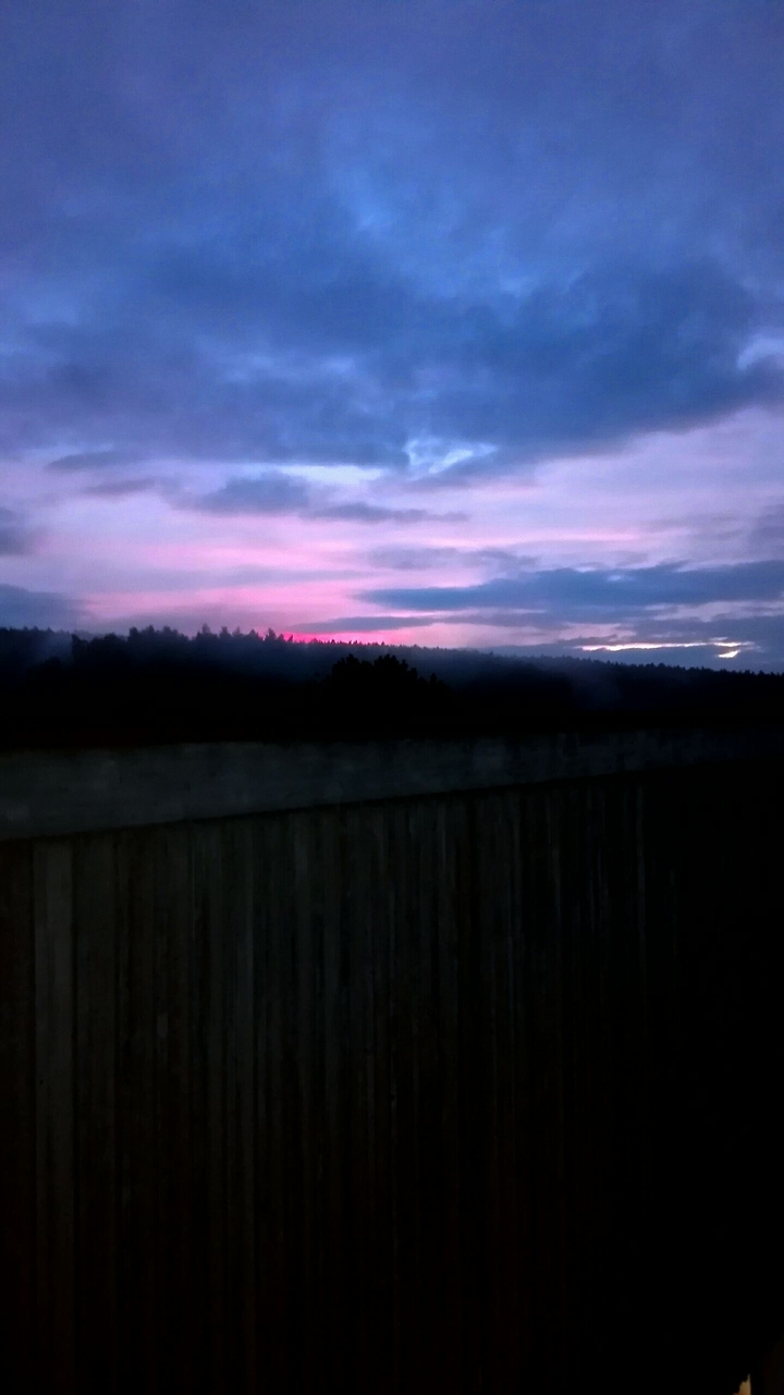 purple evening