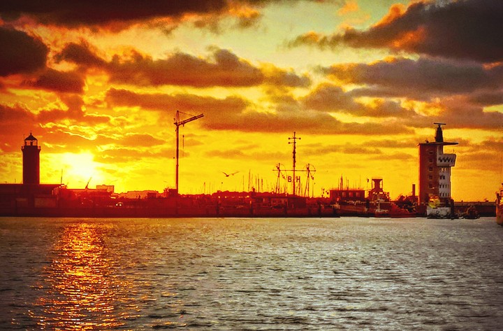 Abendstimmung im Hafen