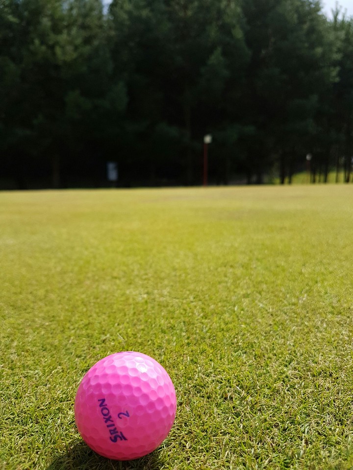 Pinker Golfball