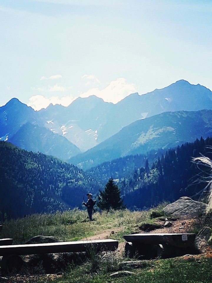 it is such a beautiful view in the mountains