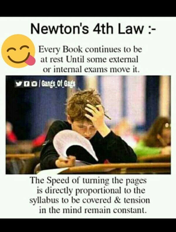 Being student...;)