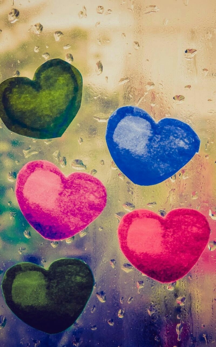 heart behind the window