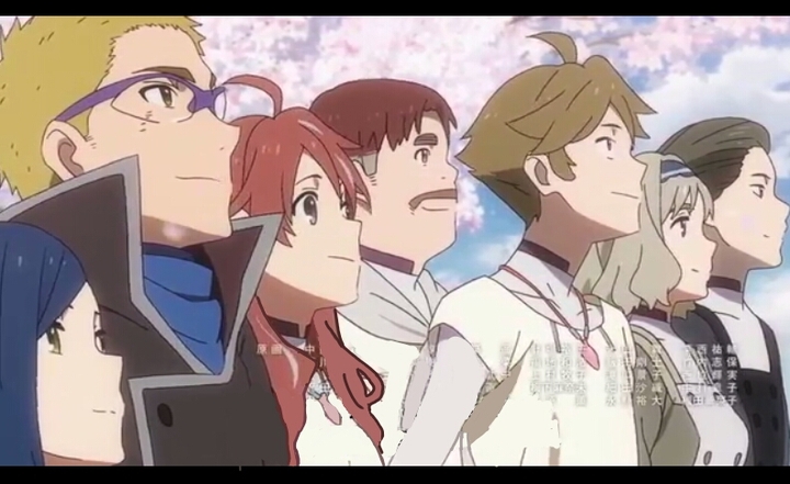 Ichigo, Goro, Miku, Futoshi, Zorome, Kokoro e Mitsuru