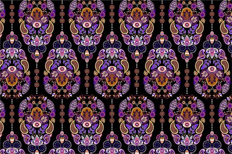 violet ornament