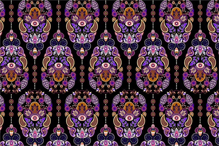 violet ornament