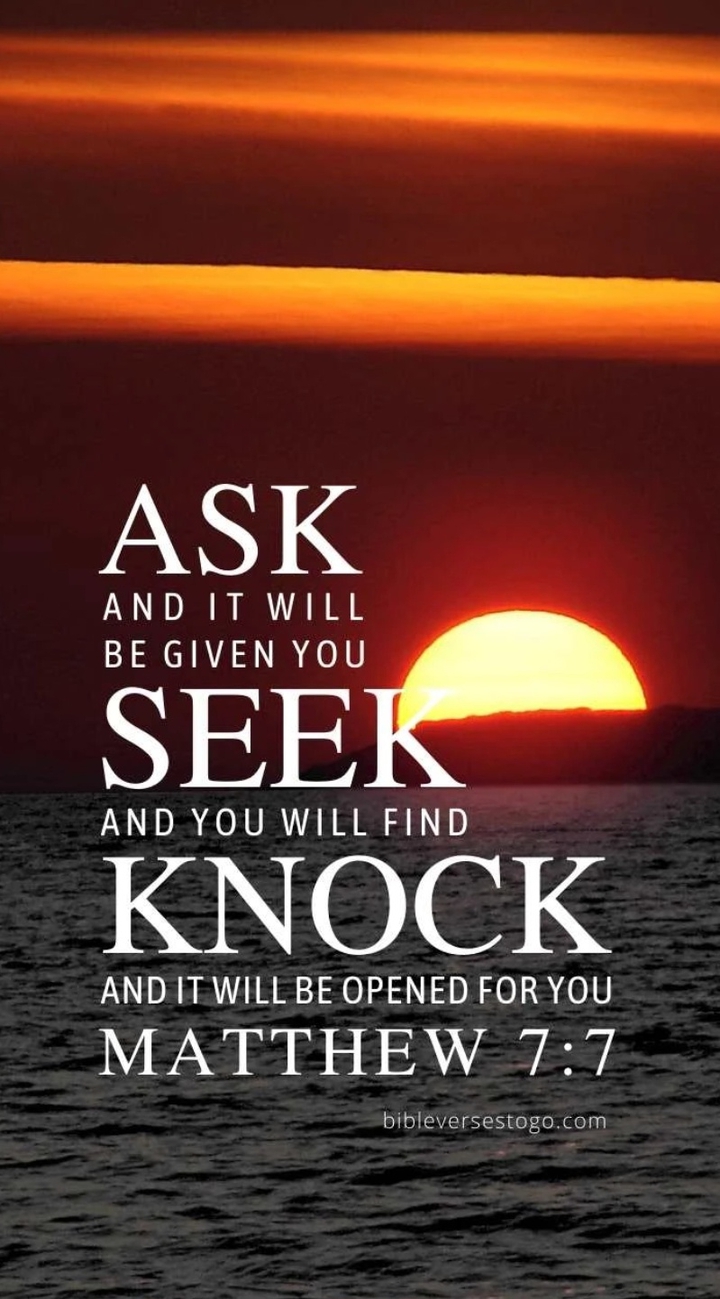 ask seek knock
