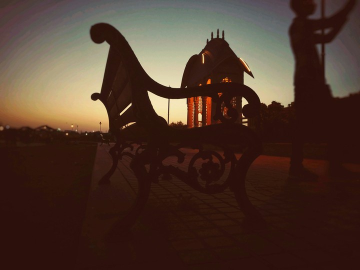 The dark bench