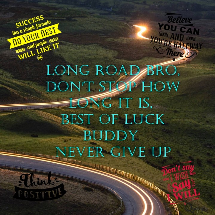never give up
